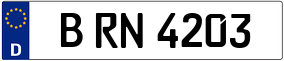 Truck License Plate